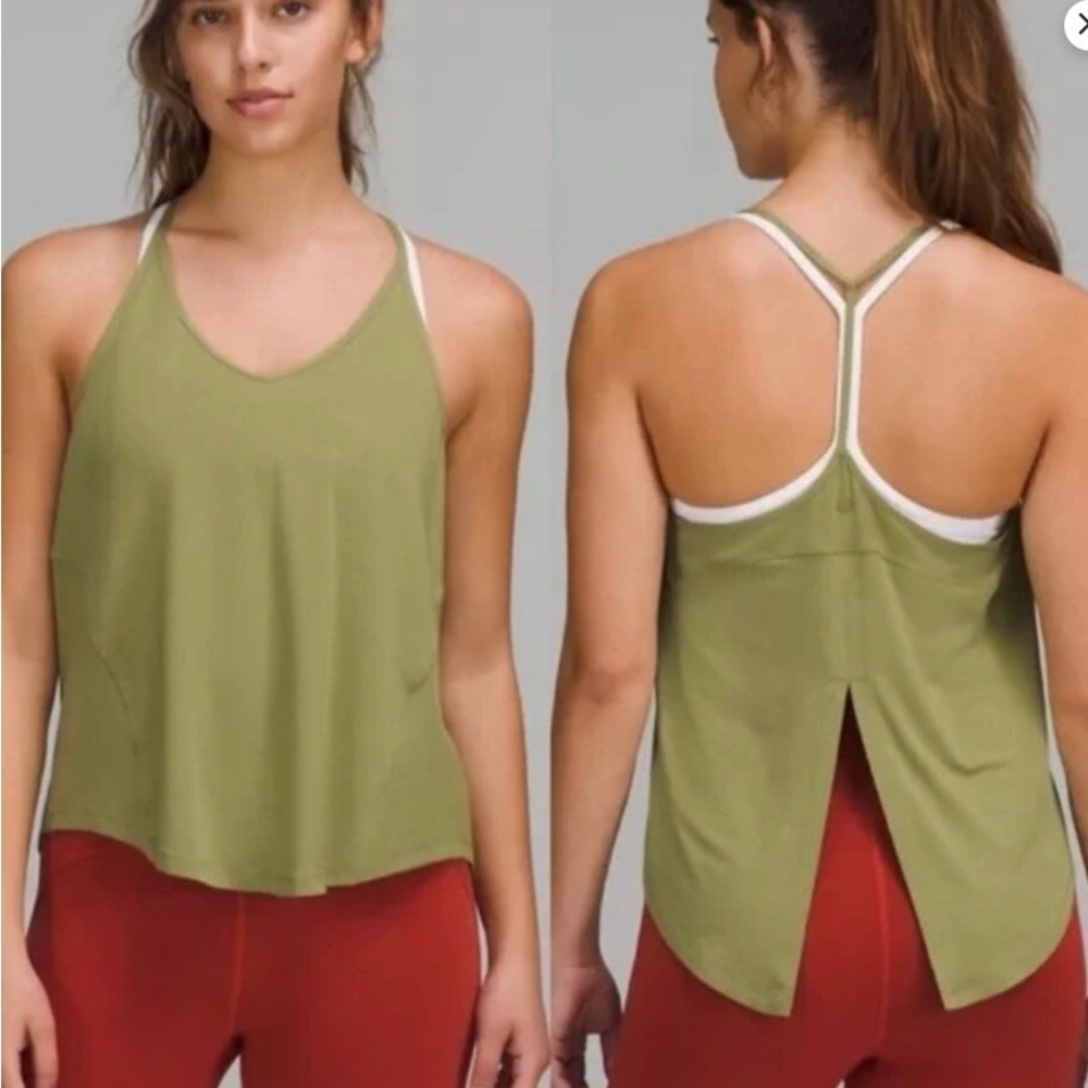 LULULEMON Modal-Silk Yoga Tank Top